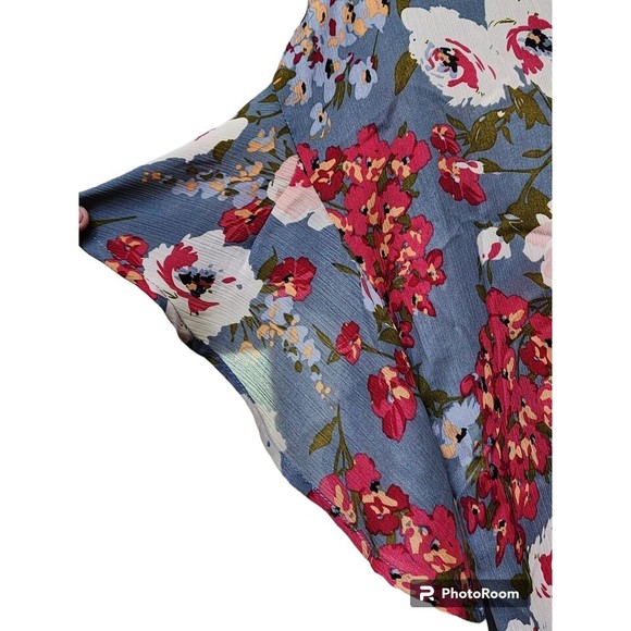 UMGEE Oversized Top Size M Silky Floral - Picture 3 of 6